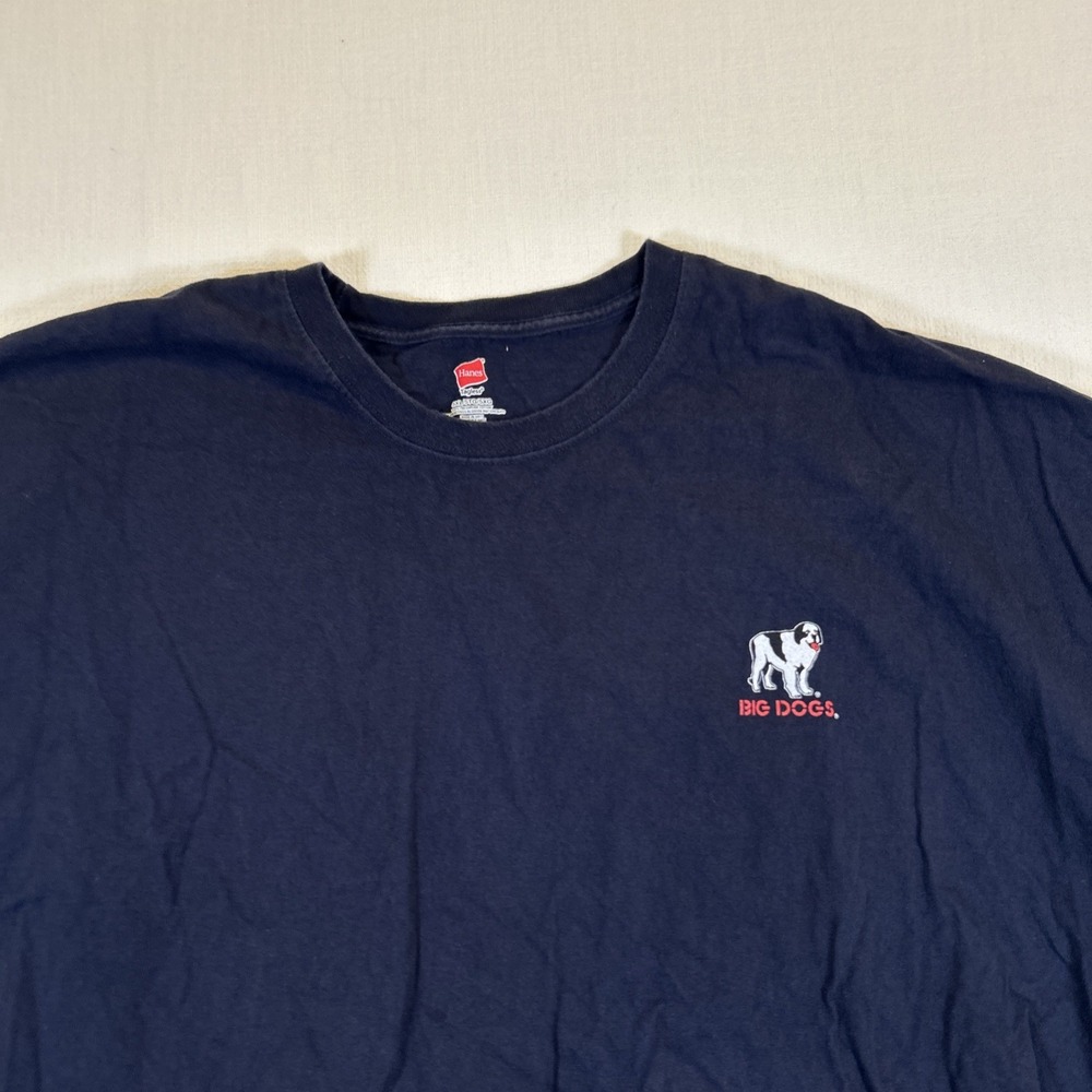 Big Dogs Men's 5XL Black Shirt 'Big Dogs Garage We'll Take A Crack' 100% Cotton - Picture 9 of 10
